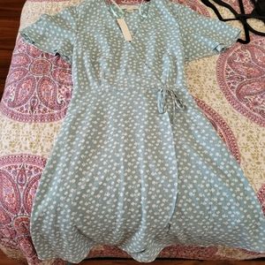 Monteau Floral Wrap Dress